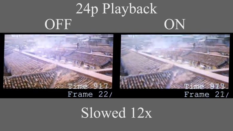24p Playback in Slow Motion