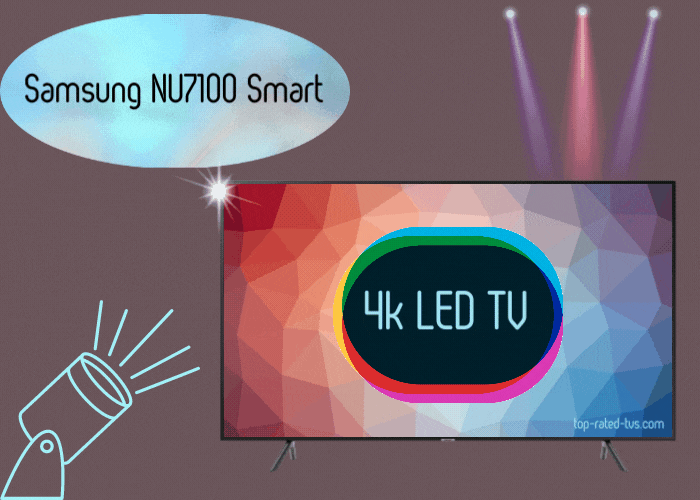 Samsung NU7100 Smart 4k LED TV
