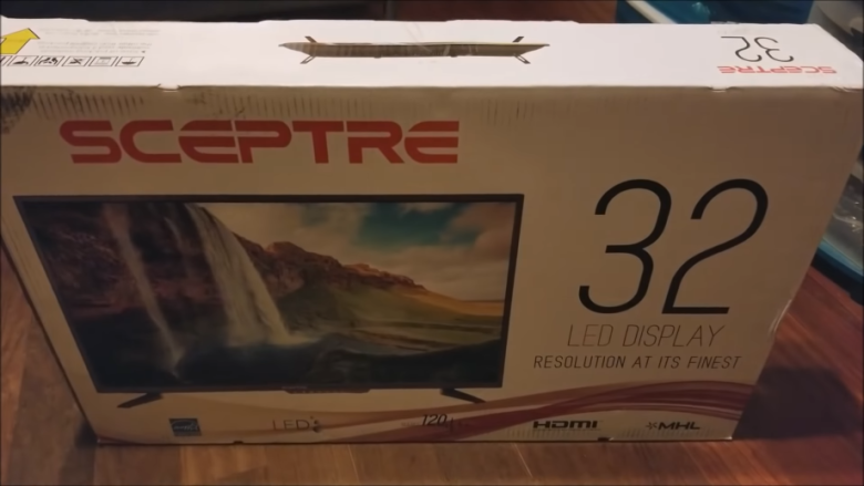 Sceptre 32_ 720P HDTV X322BV-SR Unboxing