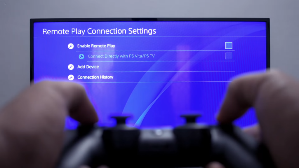 Turn on the Television With the Playstation Gaming Console