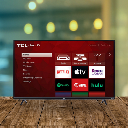 TCL 65-Inch 4K Ultra HD Roku Smart LED TV