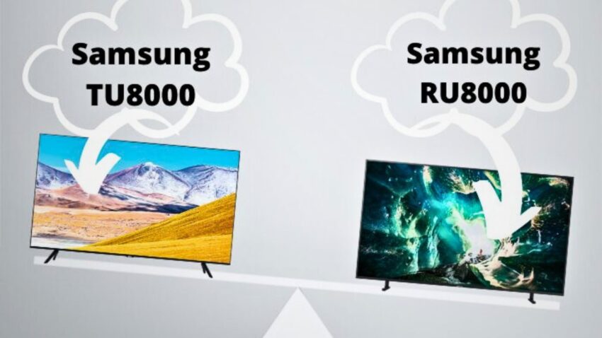 Samsung TU8000 vs RU8000
