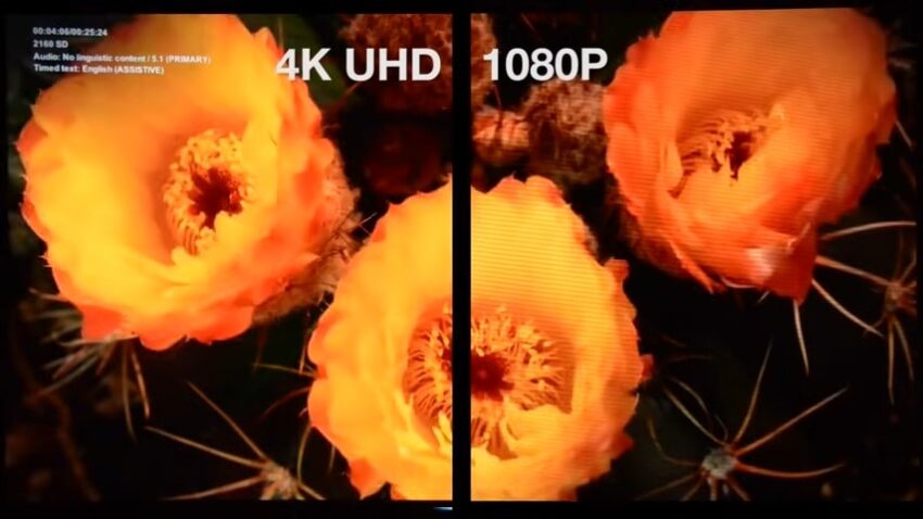 difference between 4K and 1080p