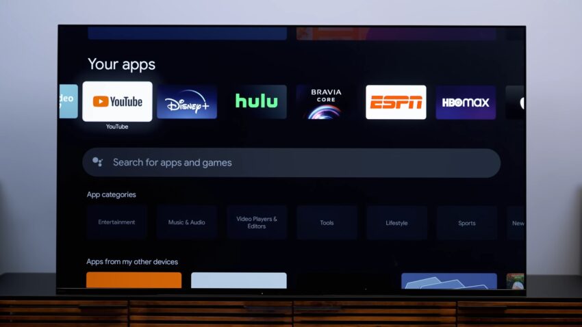 Built-in Streaming Apps