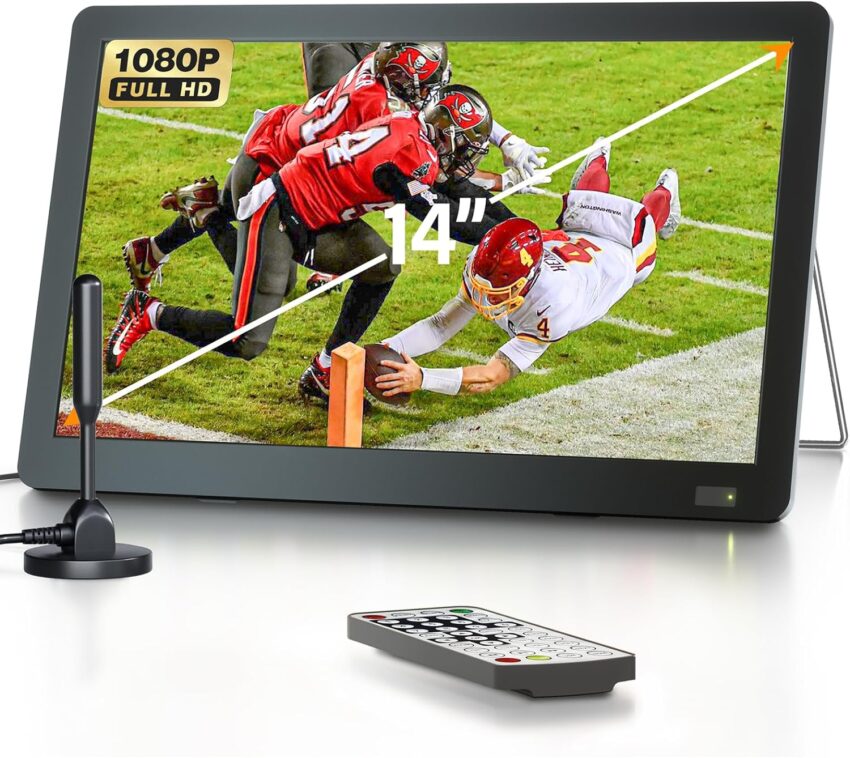 Desobry 14 inch Portable TV