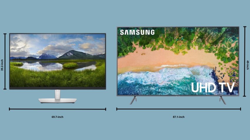 TV sizes